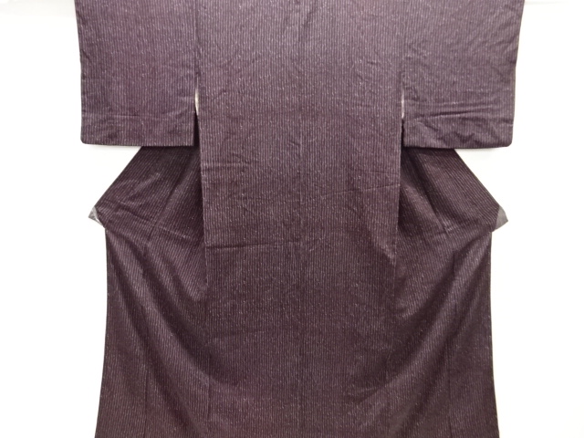 大正ロマン　よろけ縞模様着物